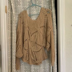 Chunky cable knit sweater